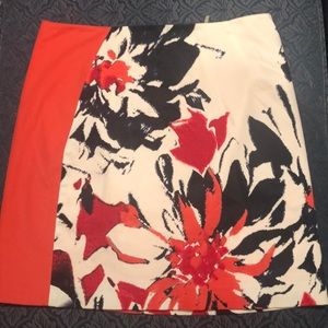 Tahari floral skirt